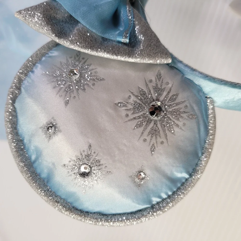 Disney Parks Frozen Elsa Minnie Mouse Rhinestones & Vail Ear Headband